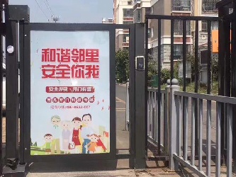 人行通道廣告門案例